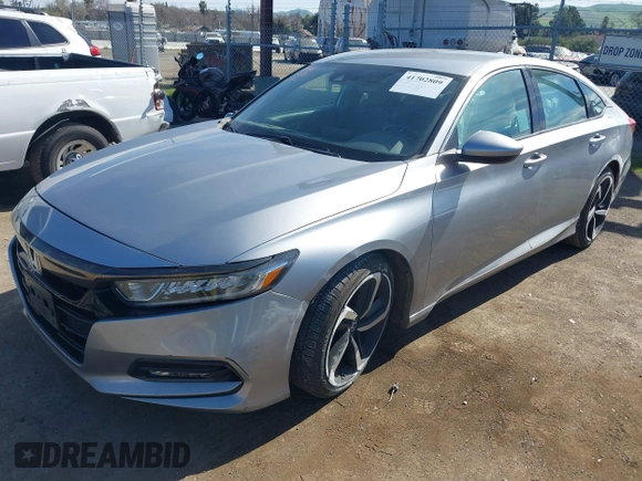 2019 Honda Accord Sedan Sport 1.5T with VIN 1HGCV1F3XKA006554, listed as a IAAI auction lot 41702809 with 102,724 mi miles. Bid and sale history available at carsss.com. Image 18.