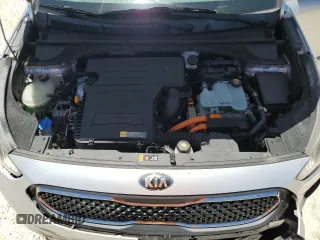 2017 Kia Niro LX with VIN KNDCB3LC8H5091046, listed as a Copart auction lot 63559304 with 79,530 mi miles and Salvage Title. Bid and sale history available at carsss.com. Image 12.