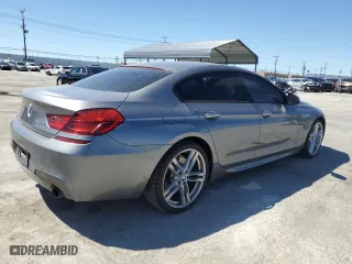 2017 BMW 6 Series 640i with VIN WBA6D0C35HG639835, listed as a Copart auction lot 49459765 with 70,417 mi miles and Salvage Title. Bid and sale history available at carsss.com. Image 3.