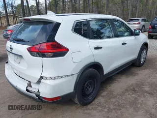 2017 Nissan Rogue SV with VIN KNMAT2MT1HP567364, listed as a IAAI auction lot 41666054 with 201,231 mi miles. Bid and sale history available at carsss.com. Image 4.