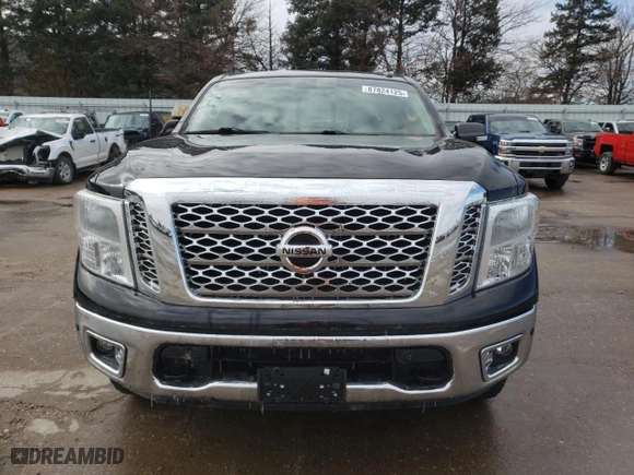 2017 Nissan Titan SV with VIN 1N6AA1E58HN571193, listed as a Copart auction lot 87824125 with 37,852 mi miles and Salvage Title. Bid and sale history available at carsss.com. Image 5.