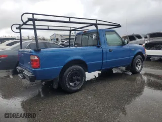 2001 Ford Ranger XL with VIN 1FTYR10C21TA05175, listed as a Copart auction lot 44978505 with 153,317 mi miles and Salvage Title. Bid and sale history available at carsss.com. Image 3.