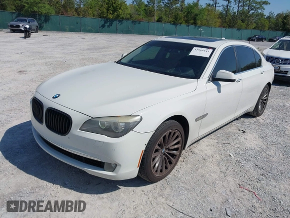 2012 BMW 7 Series 740Li with VIN WBAKB4C53CC576991, listed as a IAAI auction lot 41985643 with 107,416 mi miles and . Bid and sale history available at DreamBid. Image 2.