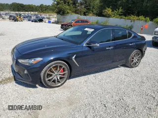 2019 Genesis G70 3.3T Advanced with VIN KMTG74LE0KU044182, listed as a Copart auction lot 71978584 with 86,519 mi miles and Salvage Title. Bid and sale history available at carsss.com. Image 1.
