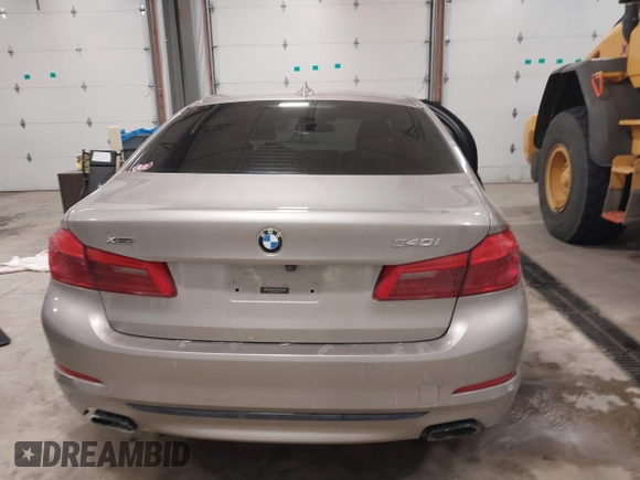 2019 BMW 5 Series 540i xDrive with VIN WBAJE7C58KWW24695, listed as a IAAI auction lot 41346095 with 65,374 mi miles and . Bid and sale history available at carsss.com. Image 16.