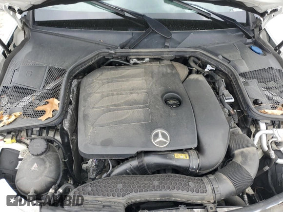 2019 Mercedes-Benz C 300 with VIN 55SWF8EB0KU284346, listed as a Copart auction lot 58927195 with Not provided miles and Salvage title. Bid and sale history available at DreamBid. Image 11.
