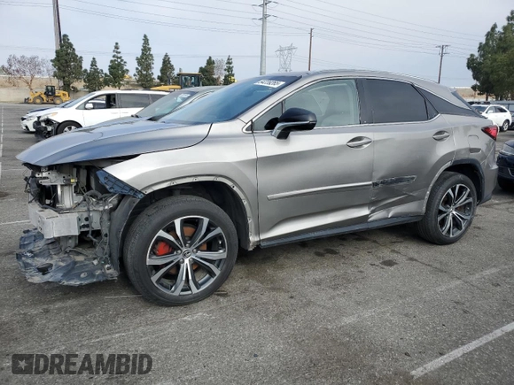 2018 Lexus RX with VIN 2T2ZZMCA3JC111007, listed as a Copart auction lot 54239265 with 19,016 mi miles and Non Repairable. Bid and sale history available at carsss.com. Image 1.