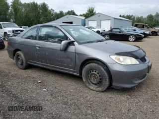 2005 Honda Civic Cpe EX with VIN 1HGEM219X5L806597, listed as a Copart auction lot 64456064 with 239,681 mi miles and Clean Title. Bid and sale history available at carsss.com. Image 4.