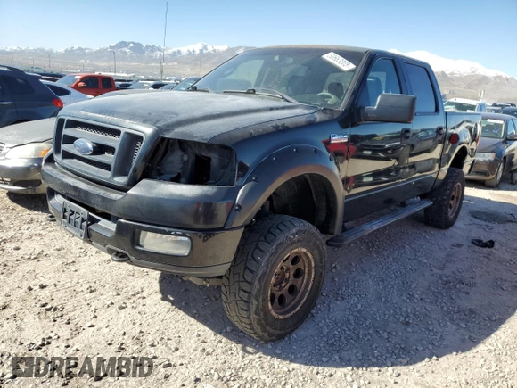 2004 Ford F-150 XLT with VIN 1FTPW145X4KB56386, listed as a Copart auction lot 50663805 with 276,600 mi miles and Clean Title. Bid and sale history available at carsss.com. Image 1.