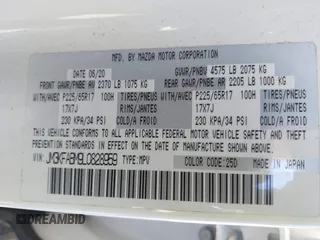 2020 Mazda CX-5 Sport with VIN JM3KFABM9L0828959, listed as a IAAI auction lot 41814085 with 15,344 mi miles. Bid and sale history available at carsss.com. Image 9.