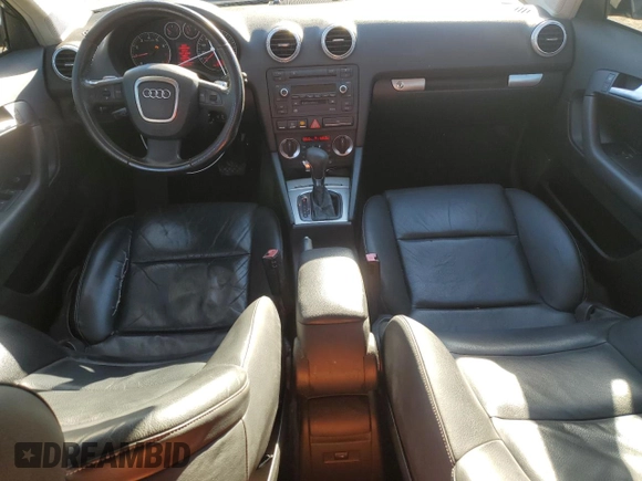 2007 Audi A3 with VIN WAUHF78P97A078127, listed as a Copart auction lot 87590725 with 139,674 mi miles and Salvage title. Bid and sale history available at DreamBid. Image 8.