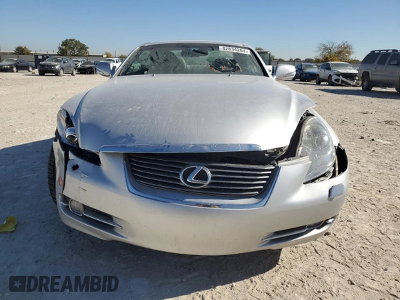 2009 Lexus SC 430 with VIN JTHFN45Y799020402, listed as a Copart auction lot 82834204 with 68,300 mi miles and Salvage Title. Bid and sale history available at DreamBid. Image 5.