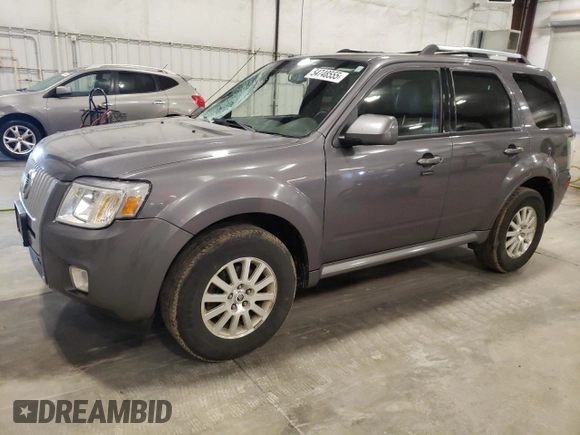 2011 Mercury Mariner Premier with VIN 4M2CN9HG6BKJ05342, listed as a Copart auction lot 54748555 with 168,073 mi miles and Salvage title. Bid and sale history available at DreamBid. Image 1.