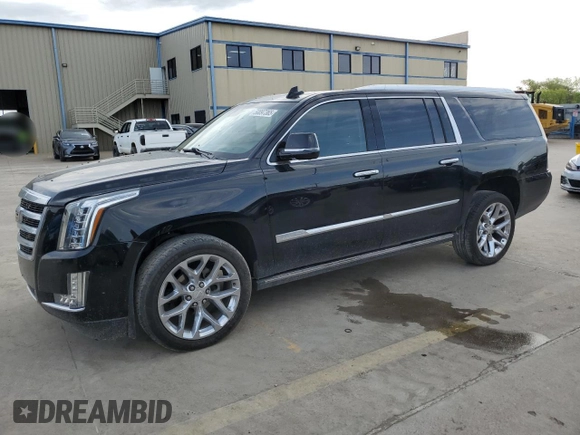 2017 Cadillac Escalade ESV Premium Luxury z VIN 1GYS4JKJ0HR325810, wystawiony jako Copart lot #50097365 z przebiegiem 114 519 mil mil oraz Szkoda całkowita • Salvage title. Historia ofert i sprzedaży dostępna na DreamBid. Obrazek 1.