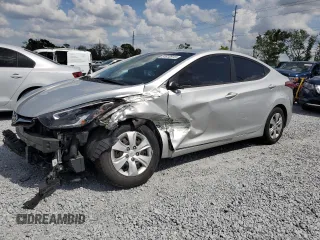 2016 Hyundai Elantra SE with VIN 5NPDH4AE1GH707357, listed as a Copart auction lot 51610915 with 69,758 mi miles and Salvage title. Bid and sale history available at DreamBid. Image 1.