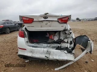 2015 Kia Optima LX with VIN 5XXGM4A74FG515581, listed as a Copart auction lot 46429045 with 117,379 mi miles and Salvage Title. Bid and sale history available at carsss.com. Image 6.