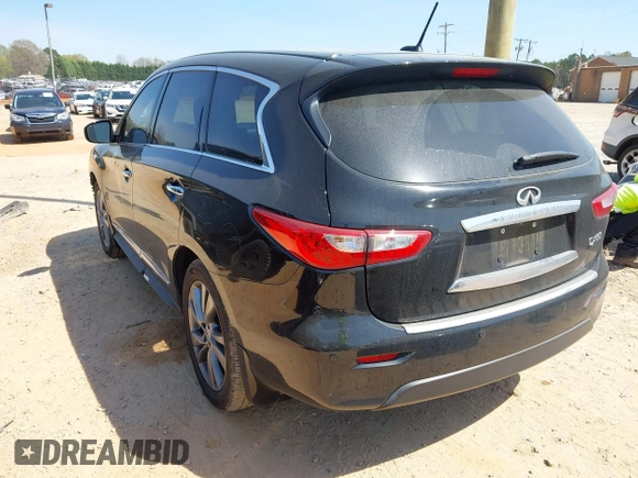 2015 Infiniti QX60 z VIN 5N1AL0MM4FC508869, wystawiony jako IAAI lot #41914059 z przebiegiem 125 389 mil mil oraz . Historia ofert i sprzedaży dostępna na DreamBid. Obrazek 3.