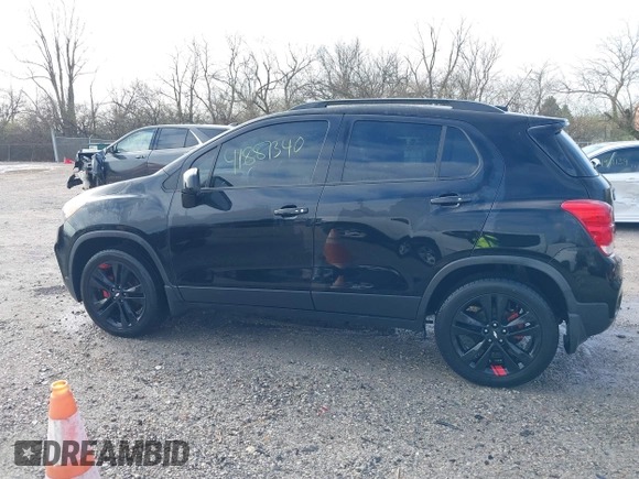 2018 Chevrolet Trax LT with VIN 3GNCJPSB0JL378879, listed as a IAAI auction lot 41887340 with 112,314 mi miles and . Bid and sale history available at carsss.com. Image 14.