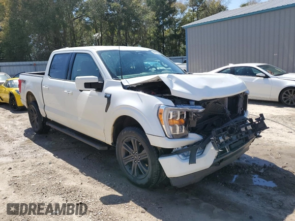2022 Ford F-150 XL with VIN 1FTFW1E80NFC14794, listed as a Copart auction lot 48410145 with 50,925 mi miles and Salvage Title. Bid and sale history available at carsss.com. Image 4.