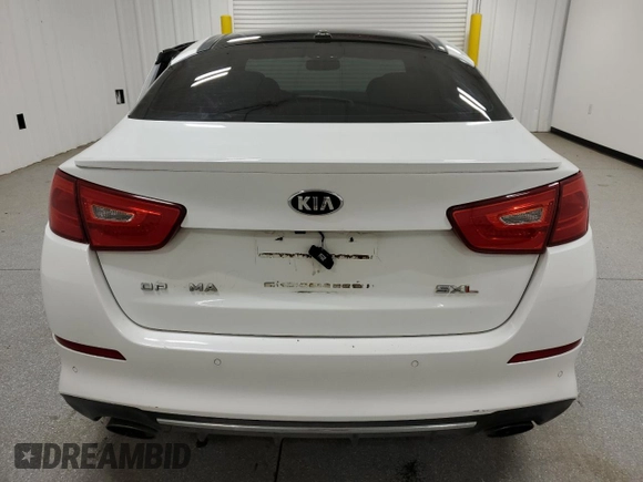 2015 Kia Optima SXL Turbo with VIN 5XXGR4A60FG462290, listed as a Copart auction lot 51440055 with 105,535 mi miles and Clean Title. Bid and sale history available at DreamBid. Image 6.
