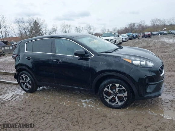 2021 Kia Sportage LX with VIN KNDPM3AC5M7857490, listed as a IAAI auction lot 41953861 with 77,967 mi miles. Bid and sale history available at carsss.com. Image 12.
