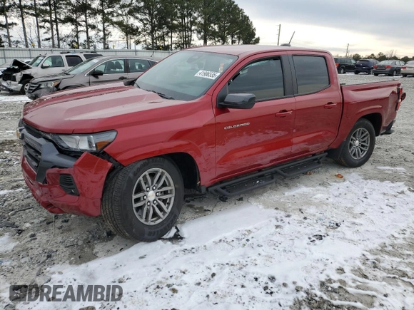 2023 Chevrolet Colorado 2WD LT z VIN 1GCPSCEK1P1132337, wystawiony jako Copart lot #41906535 z przebiegiem 19 905 mil mil oraz Szkoda całkowita • Salvage title. Historia ofert i sprzedaży dostępna na DreamBid. Obrazek 1.