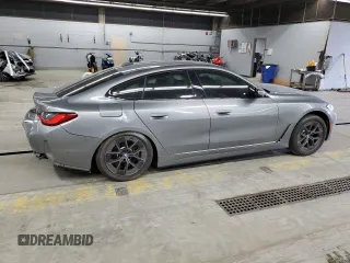 2023 BMW i4 eDrive40 z VIN WBY73AW04PFR09271, wystawiony jako Copart lot #58657405 z przebiegiem Nie podano mil oraz Tytuł czysty. Historia ofert i sprzedaży dostępna na DreamBid. Obrazek 3.