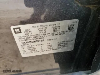 2017 GMC Acadia Denali with VIN 1GKKNPLS5HZ141917, listed as a Copart auction lot 51417315 with 76,734 mi miles and Salvage Title. Bid and sale history available at carsss.com. Image 15.