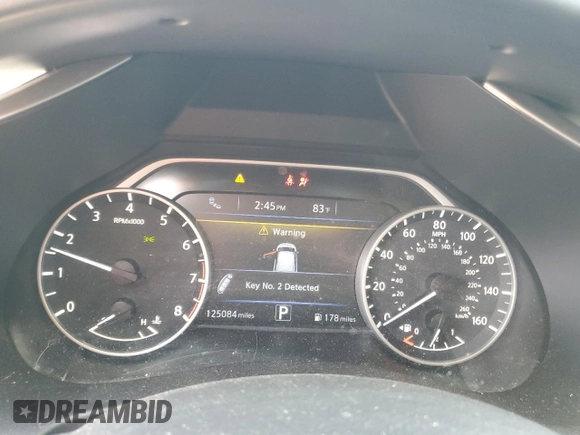 2017 Nissan Murano S with VIN 5N1AZ2MG4HN165914, listed as a Copart auction lot 49590295 with 125,084 mi miles and Salvage Title. Bid and sale history available at carsss.com. Image 9.