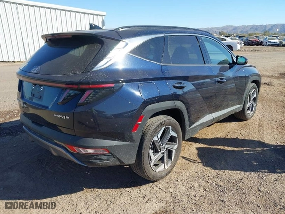 2024 Hyundai Tucson Plug-In Hybrid Limited with VIN KM8JFDD21RU157575, listed as a IAAI auction lot 41507203 with 34,182 mi miles. Bid and sale history available at carsss.com. Image 4.