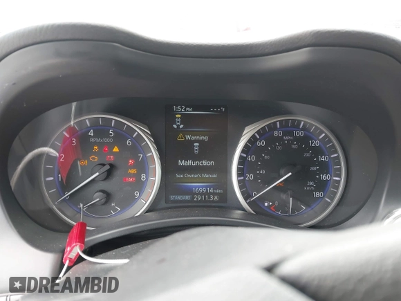 2016 Infiniti Q50 Red Sport 400 с VIN JN1FV7AR1GM450151, выставлен на аукционе IAAI как лот 42285181 с пробегом 169 914 миль миль и . История ставок и продаж доступна на DreamBid. Изображение 7.