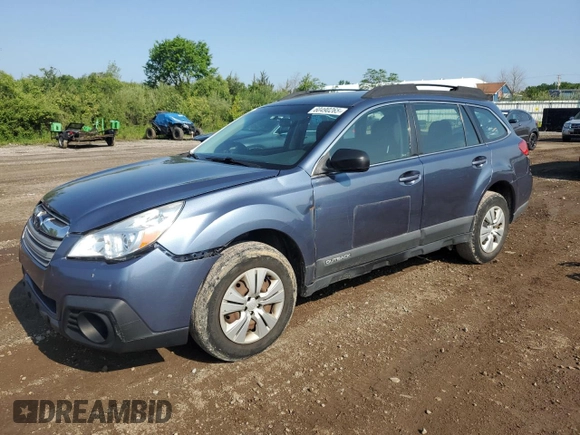 2013 Subaru Outback 2.5i with VIN 4S4BRCACXD3268689, listed as a Copart auction lot 60490265 with 258,646 mi miles and Clean title. Bid and sale history available at DreamBid. Image 1.