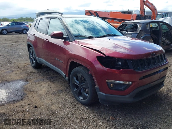 2021 Jeep Compass Latitude z VIN 3C4NJCBB0MT510361, wystawiony jako IAAI lot #42283289 z przebiegiem 37 468 mil mil oraz . Historia ofert i sprzedaży dostępna na DreamBid. Obrazek 1.
