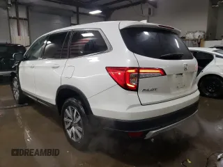 2022 Honda Pilot EX-L with VIN 5FNYF6H53NB097837, listed as a Copart auction lot 43523735 with 21,339 mi miles and Salvage Title. Bid and sale history available at carsss.com. Image 2.