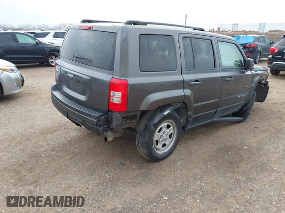 2014 Jeep Patriot Sport with VIN 1C4NJRBB2ED852114, listed as a IAAI auction lot 41521742 with 80,230 mi miles. Bid and sale history available at carsss.com. Image 4.