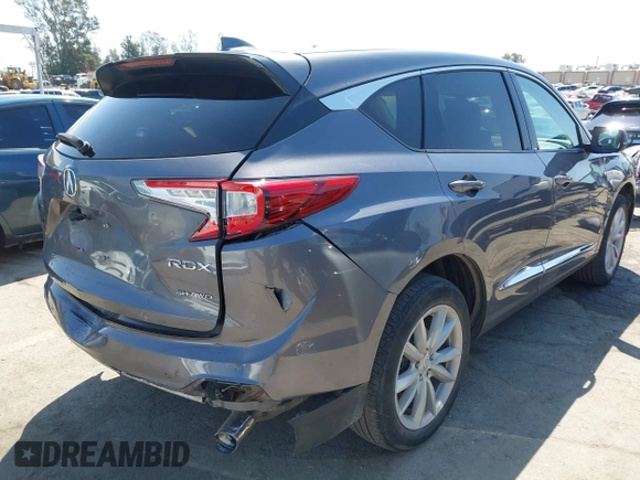 2019 Acura RDX with VIN 5J8TC2H35KL043797, listed as a IAAI auction lot 41978796 with 52,276 mi miles. Bid and sale history available at carsss.com. Image 4.