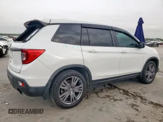 2020 Honda Passport EX-L with VIN 5FNYF7H57LB002957, listed as a Copart auction lot 51022825 with 74,868 mi miles and Salvage Title. Bid and sale history available at DreamBid. Image 3.