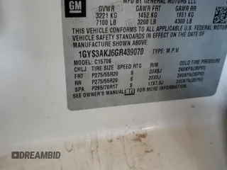 2016 Cadillac Escalade z VIN 1GYS3AKJ6GR439070, wystawiony jako Copart lot #57248985 z przebiegiem 221 014 mil mil oraz Tytuł czysty. Historia ofert i sprzedaży dostępna na DreamBid. Obrazek 13.