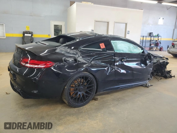 2021 Mercedes-Benz C with VIN W1KWJ8HB1MG056110, listed as a Copart auction lot 49998035 with Not Provided miles and Salvage Title. Bid and sale history available at DreamBid. Image 3.