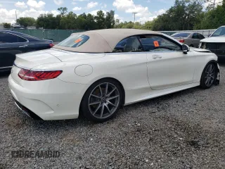 2019 Mercedes-Benz S-Class S 560 with VIN WDDXK8DB6KA038127, listed as a Copart auction lot 59466694 with 0 mi miles and Salvage Title. Bid and sale history available at carsss.com. Image 3.