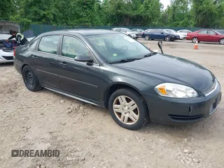 2014 Chevrolet Impala LT with VIN 2G1WB5E33E1180051, listed as a IAAI auction lot 42225939 with 162,161 mi miles and . Bid and sale history available at DreamBid. Image 1.