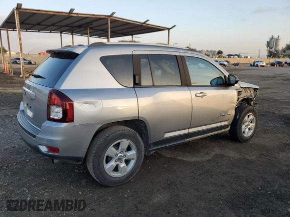 2016 Jeep Compass 75th Anniversary with VIN 1C4NJCBB3GD748893, listed as a Copart auction lot 43176195 with 71,356 mi miles and Salvage Title. Bid and sale history available at carsss.com. Image 3.