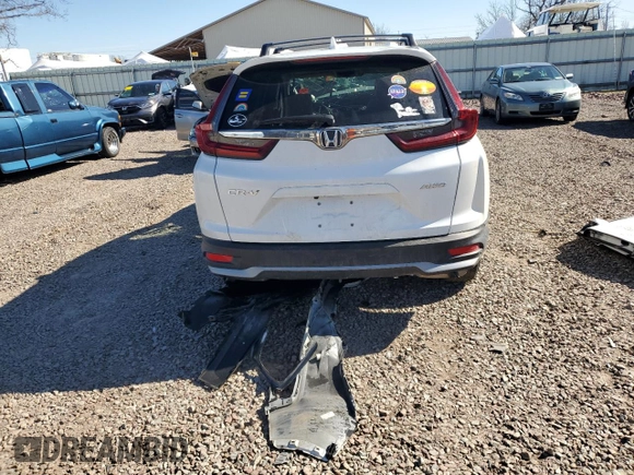 2020 Honda CR-V EX with VIN 2HKRW2H55LH692927, listed as a Copart auction lot 53319685 with Not provided miles and Salvage title. Bid and sale history available at DreamBid. Image 6.