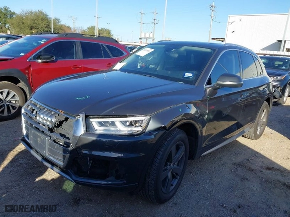 2018 Audi Q5 Premium Plus with VIN WA1BNAFY2J2019016, listed as a IAAI auction lot 41213051 with 90,174 mi miles. Bid and sale history available at carsss.com. Image 2.