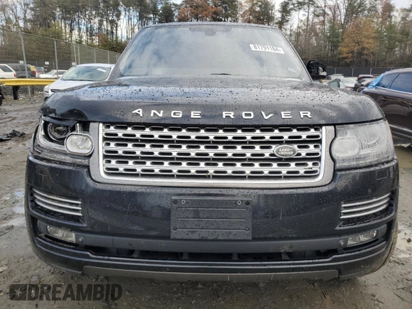 2015 Land Rover Range Rover Autobiography with VIN SALGV2TFXFA217448, listed as a Copart auction lot 81791184 with 102,703 mi miles and Salvage title. Bid and sale history available at DreamBid. Image 5.