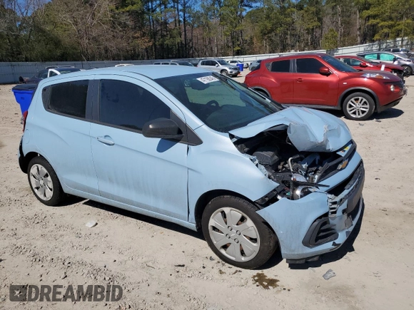 2016 Chevrolet Spark LS with VIN KL8CB6SA1GC613827, listed as a Copart auction lot 47198345 with 87,213 mi miles and Salvage Title. Bid and sale history available at carsss.com. Image 4.