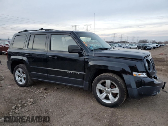 2014 Jeep Patriot Latitude with VIN 1C4NJPFA3ED721876, listed as a Copart auction lot 82436104 with 103,703 mi miles and Salvage Title. Bid and sale history available at carsss.com. Image 4.