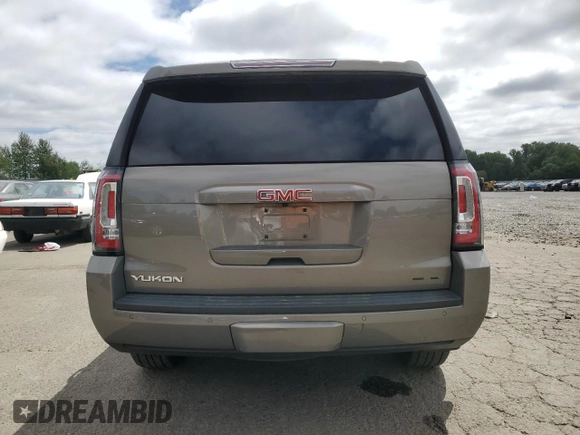 2019 GMC Yukon SLT with VIN 1GKS2BKC4KR272138, listed as a Copart auction lot 61168384 with 92,321 mi miles and Salvage Title. Bid and sale history available at carsss.com. Image 6.