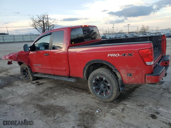 2010 Nissan Titan SV with VIN 1N6BA0CC8AN315819, listed as a Copart auction lot 86954804 with NaN miles and Salvage Title. Bid and sale history available at carsss.com. Image 2.