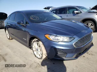 2019 Ford Fusion Hybrid SE with VIN 3FA6P0LU1KR101609, listed as a Copart auction lot 40055833 with 58,970 mi miles. Bid and sale history available at carsss.com. Image 4.